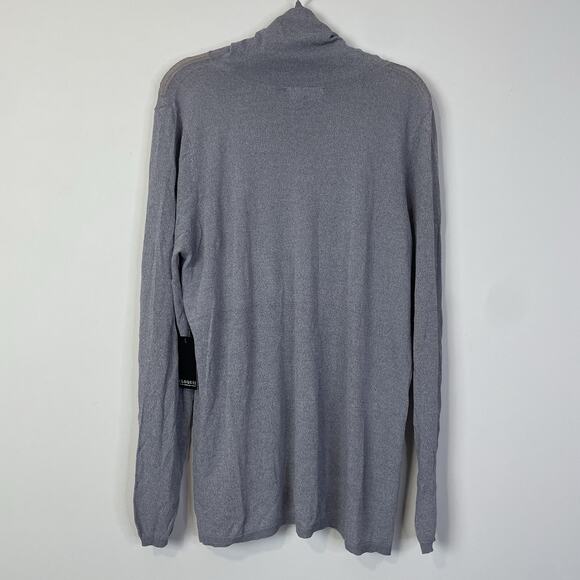 Eloquii Sheer Lightweight Turtleneck Sweater Size‎ 18/20 Lot of 2 Purple Gray - Picture 6 of 13
